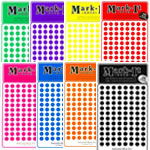 Image featuring 1/4 inch Mark-It Dots in one of eight available colors